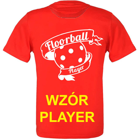 KOSZULKA Z NADRUKIEM CZERWONA