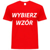 KOSZULKA Z NADRUKIEM CZERWONA