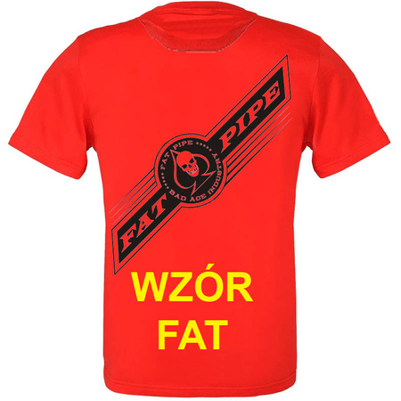 KOSZULKA Z NADRUKIEM CZERWONA