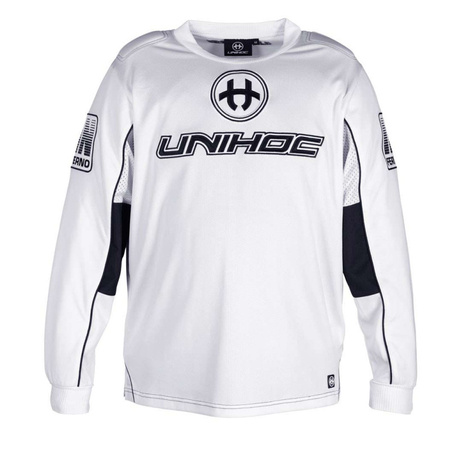 ZESTAW BRAMKARSKI UNIHOC INFERNO ALL WHITE