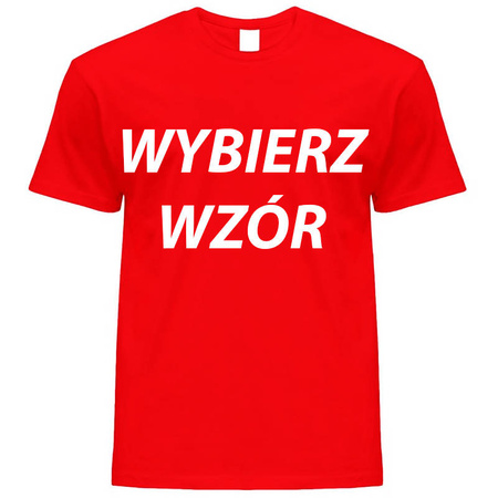 KOSZULKA Z NADRUKIEM CZERWONA