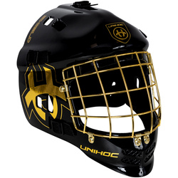 KASK BRAMKARSKI UNIHOC SHIELD GOLD