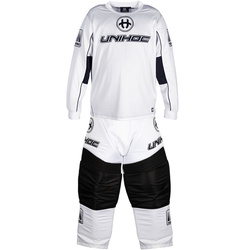 ZESTAW BRAMKARSKI UNIHOC INFERNO ALL WHITE