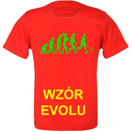 KOSZULKA Z NADRUKIEM CZERWONA