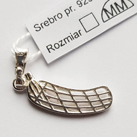 ŁOPATKA SREBRNA WISIOREK 2CM