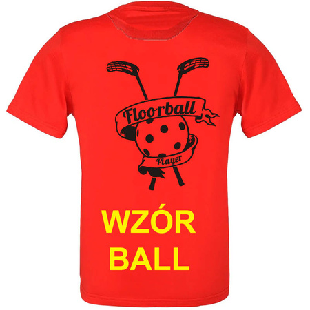 KOSZULKA Z NADRUKIEM CZERWONA