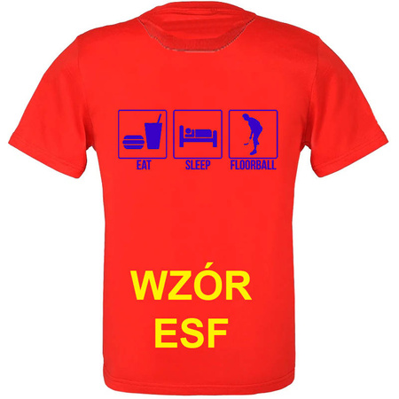 KOSZULKA Z NADRUKIEM CZERWONA